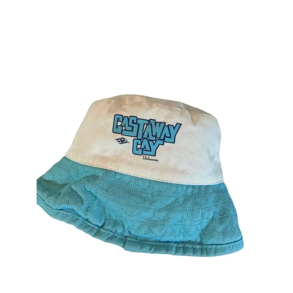 Disney Cruise Castaway Cay Bahama Bucket Hat Oceaneer Lab Reversible childs